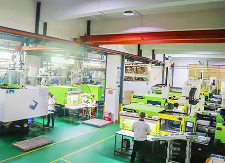 There are 35 sets of single and double color, vertical and horizontal injection molding equipment of 35 tons~550 tons, including 24 sets of horizontal single color injection molding machines of 90 tons, 120 tons, 160 tons, 260 tons, 320 tons and 480 tons, 4 sets of double color injection molding machines of 260 tons, 360 tons and 550 tons, and 7 sets of vertical injection molding machines of 35 tons, 85 tons, 160 tons and 260 tons. Undertake injection molding, vertical plastic coating injection molding, and two-color injection molding